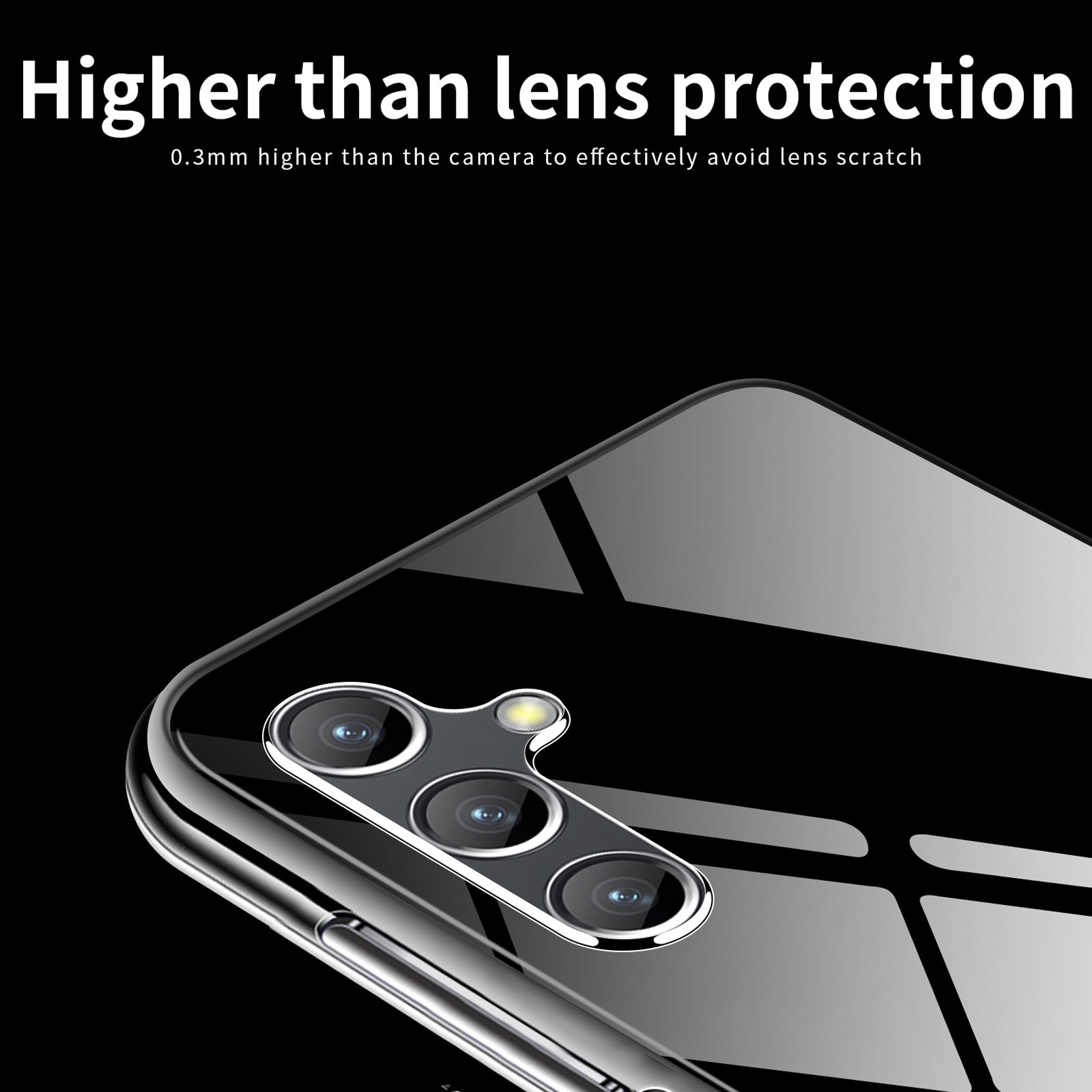 MOFI til Samsung Galaxy S23 FE Gennemsigtigt telefontaske Blødt TPU beskyttende telefoncover MOFI til Samsung Galaxy S23 FE Gennemsigtigt telefontaske Blødt TPU beskyttende telefoncover
